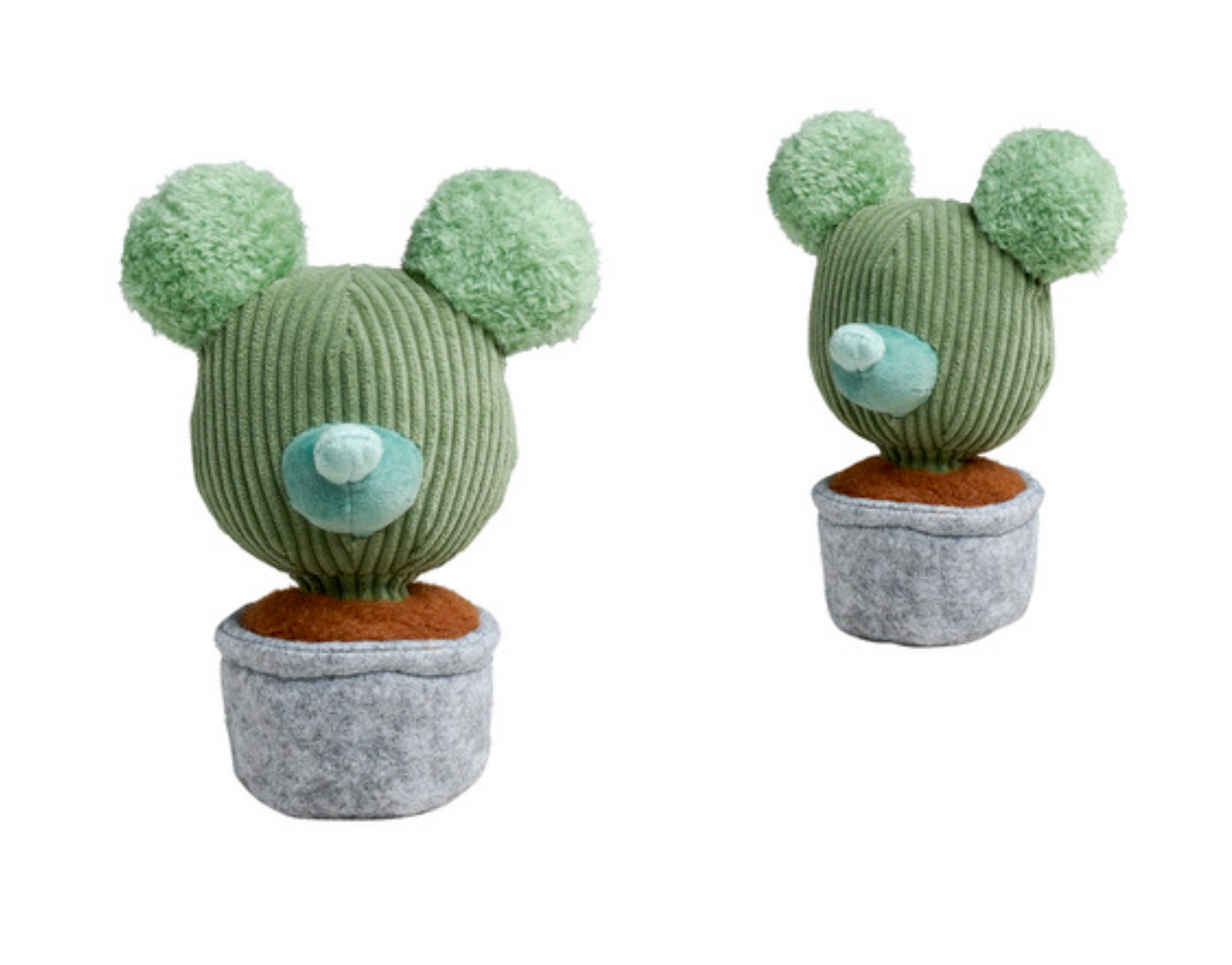"Disney Mickey Mouse Plant Knuffel – zachte knuffel met vrolijk gezicht en speelse plantdetails, officiële Disney-collectible"