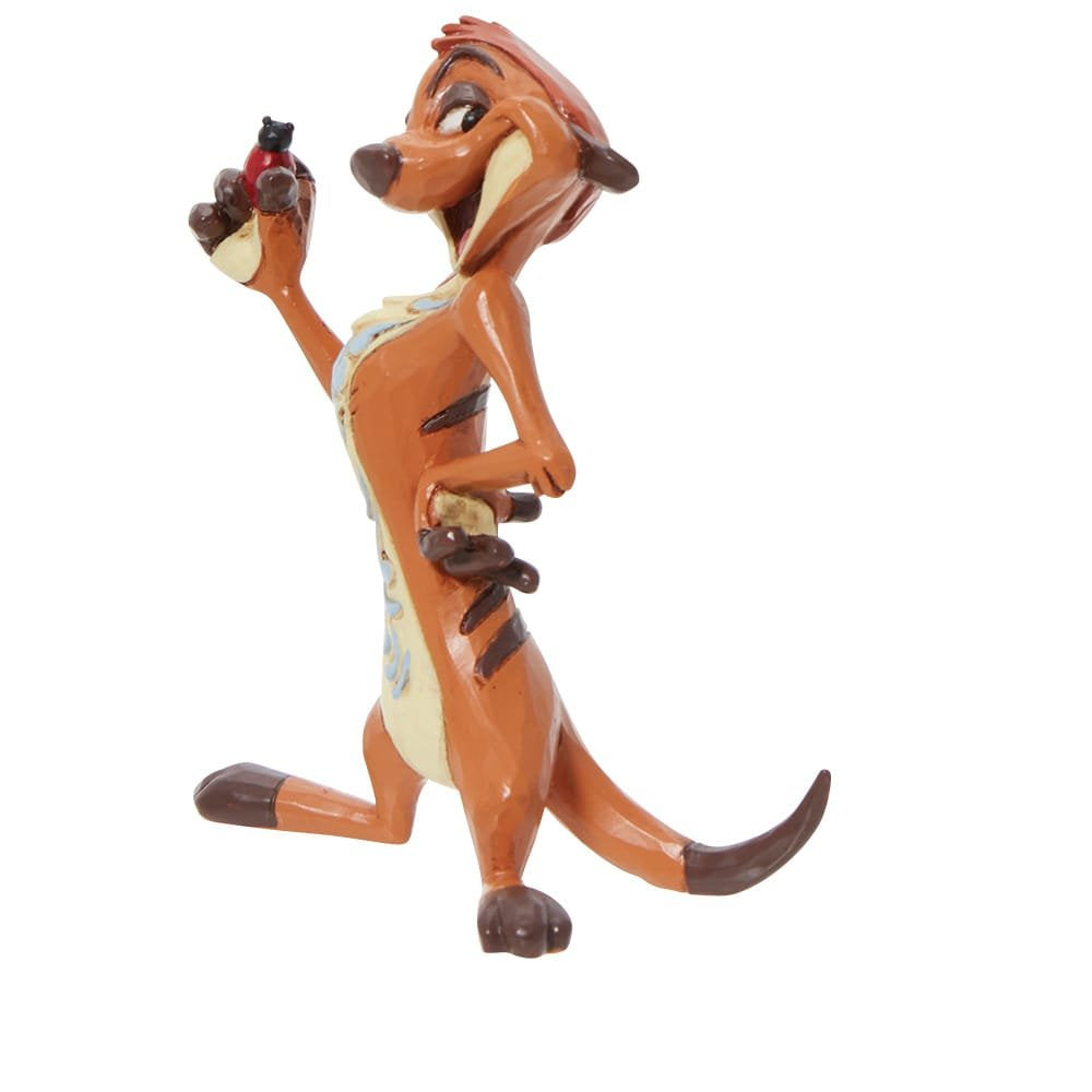 Decoratief beeld van Timon, onderdeel van de Disney Traditions-collectie, perfect voor verzamelaars en fans van The Lion King.
