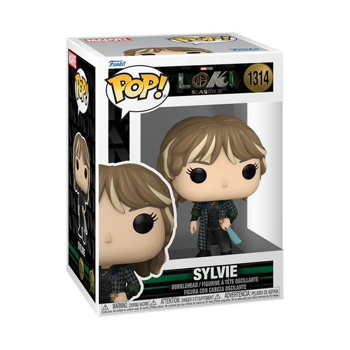 Marvel Loki Season 2 Funko Pop! van Sylvie. Exclusief verzamelobject voor Funko- en Marvel-fans, perfect voor display en collectie.