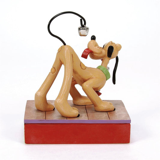 Disney Jim Shore Traditions Jolly Jingle Tail (Pluto with Bells)