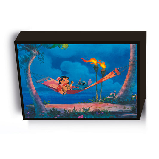 Disney Lilo en Stitch Hangmat Led Canvas