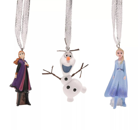 Disney set van 3 Frozen Ornamenten