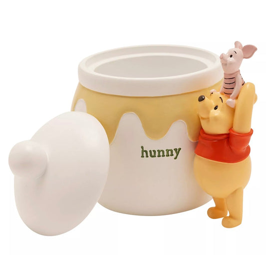 Honderd Bunderbos Winnie de Poeh voorraadpot met druipende honing – perfect voor koekjes, snoepjes en cadeaus