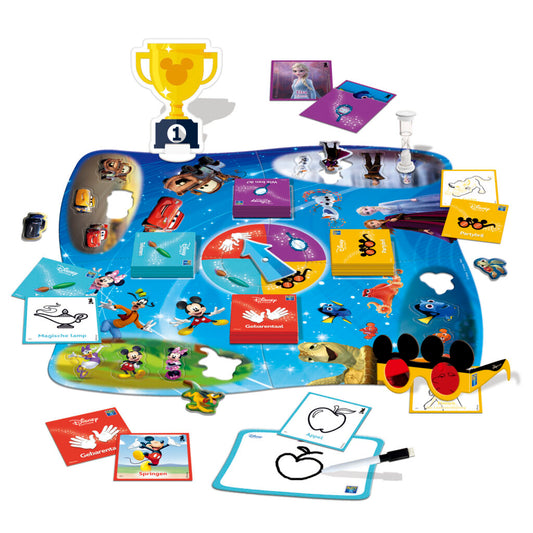 Disney Party & Co combineert quizvragen en leuke opdrachten met kleurrijke Disney-personages. Ideaal voor families en vrienden die van spelplezier houden.