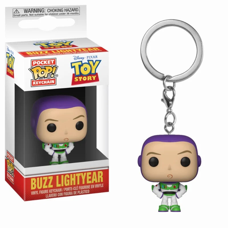 Disney Pocket Pop Buzz Lightyear sleutelhanger Funko Toy Story mini figuur 4 cm officieel verzamelitem