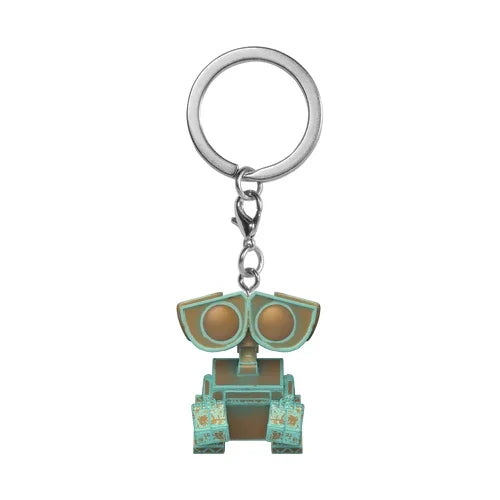 Laat je sleutels stralen met deze schattige Wall-E Pocket Pop! keychain. De unieke patina-stijl en het iconische ontwerp maken hem ideaal als accessoire of verzamelobject voor iedere Disney- en Pixar-liefhebber.