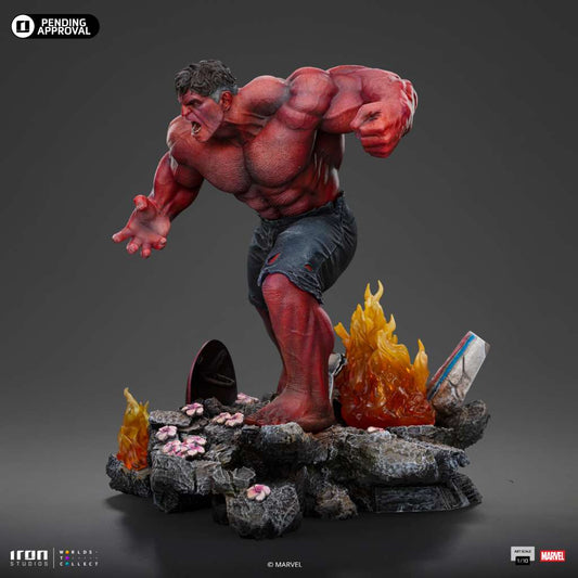 Deze Marvel Red Hulk – Art Scale 1/10 is een hoogwaardig verzamelbeeld met uitzonderlijk detailniveau. Van het verfwerk tot de houding: alles straalt kracht en kwaliteit uit. Ideaal voor serieuze Marvel-verzamelaars.