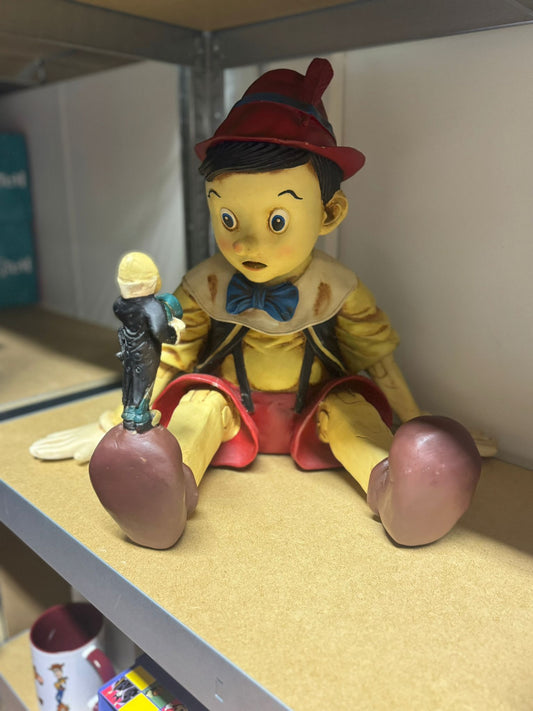 Vintage Pinokkio en Japie Krekel Disney verzamelbeeld