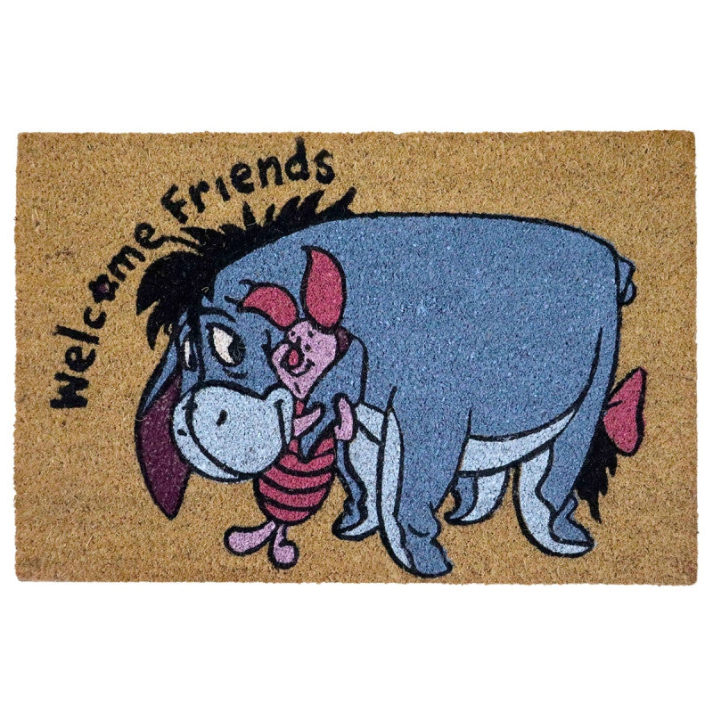 Deurmat Eeyore en Knorretje ‘Welcome Friends’ - [shop_namen] - [product-type] 