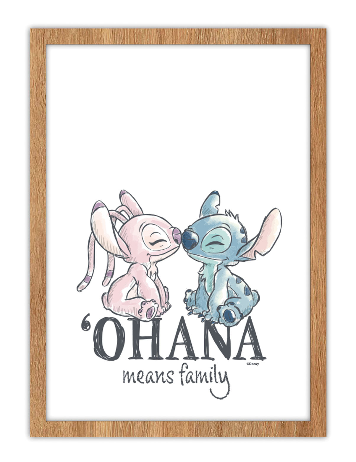 Disney Stitch & Angel Frame Led Lamp - [shop_namen] - [product-type] 