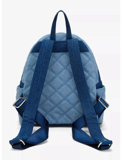 Exclusieve Loungefly rugzak met levendige kleuren en Stitch-details voor school of dagelijks gebruik.