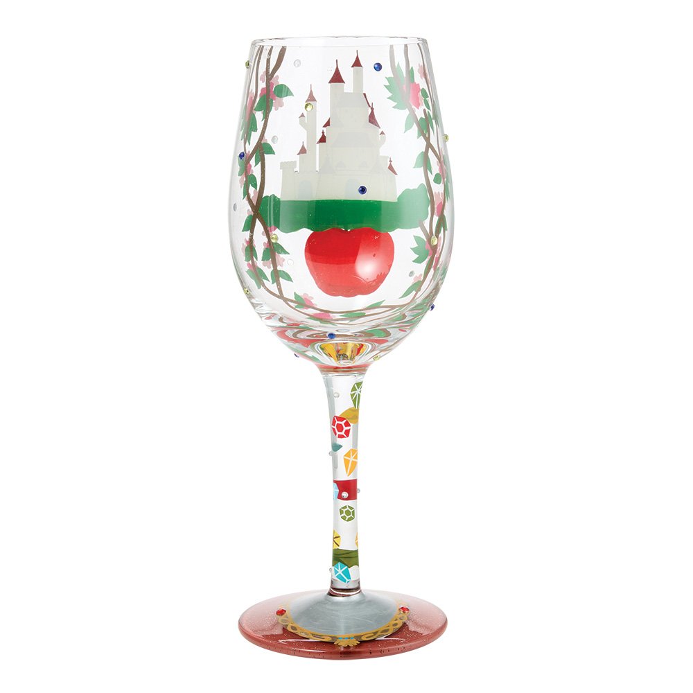 Het Disney Sneeuwwitje Wijnglas “Life is a Fairytale” voegt een vleugje romantiek en Disney-magie toe aan feestelijke momenten. Perfect voor wijn, prosecco of een speciale toast.