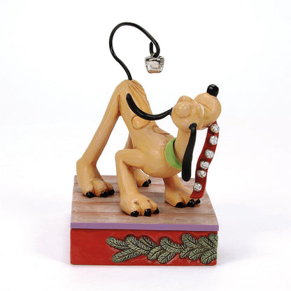 Disney Jim Shore Traditions Jolly Jingle Tail (Pluto with Bells)
