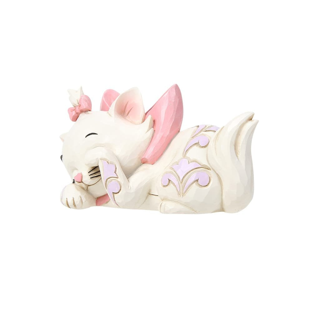 Marie Aristocats Disney Traditions figurine, slaperig katje in folk-art stijl ontworpen door Jim Shore.