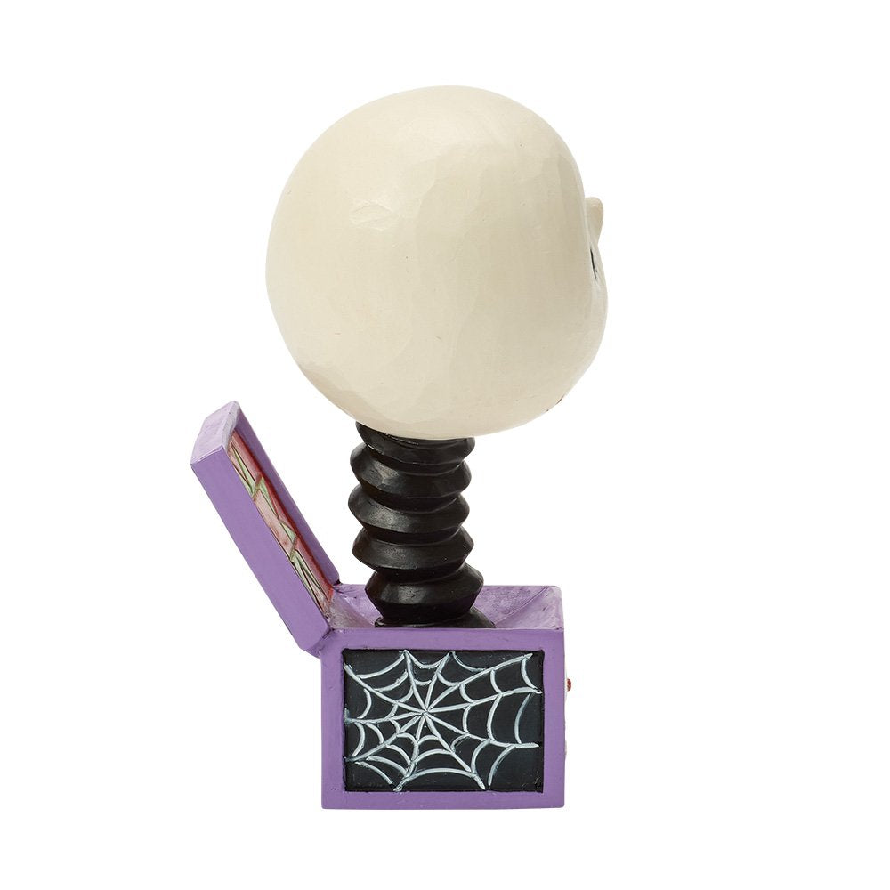 Voeg een speelse Disney-touch toe aan je interieur met de Disney Traditions Jack in the Box Mini. De fijne details en herkenbare Traditions-stijl maken dit mini beeldje een charmante aanvulling voor een plank, bureau of vitrinekast. Ideaal voor verzamelaars en liefhebbers van unieke Disney-decoratie.