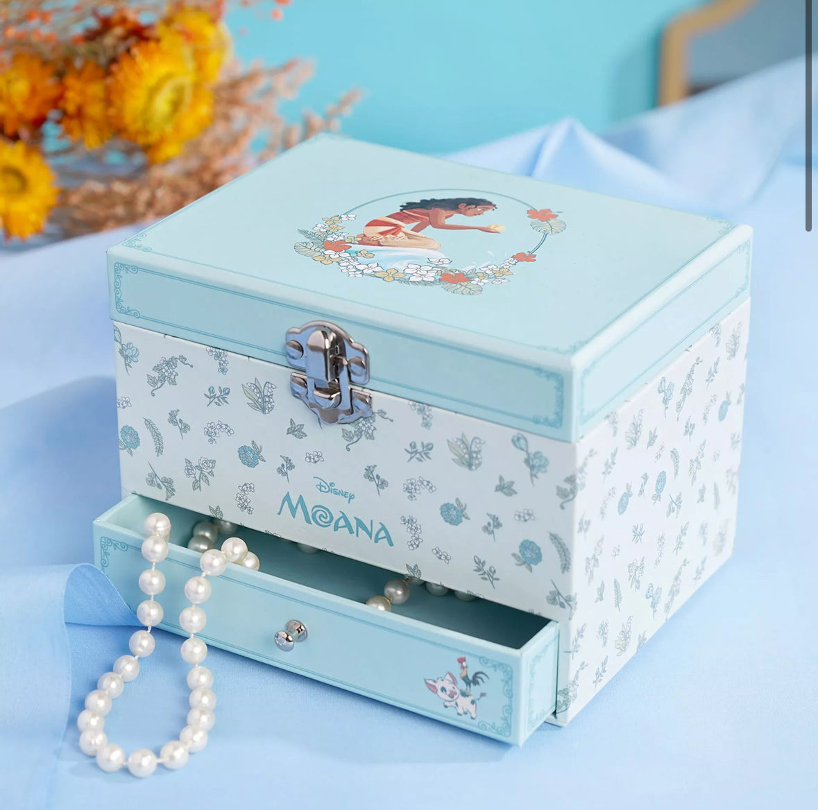Disney Pastell Prinzessin Moana Musik Schmuckkästchen