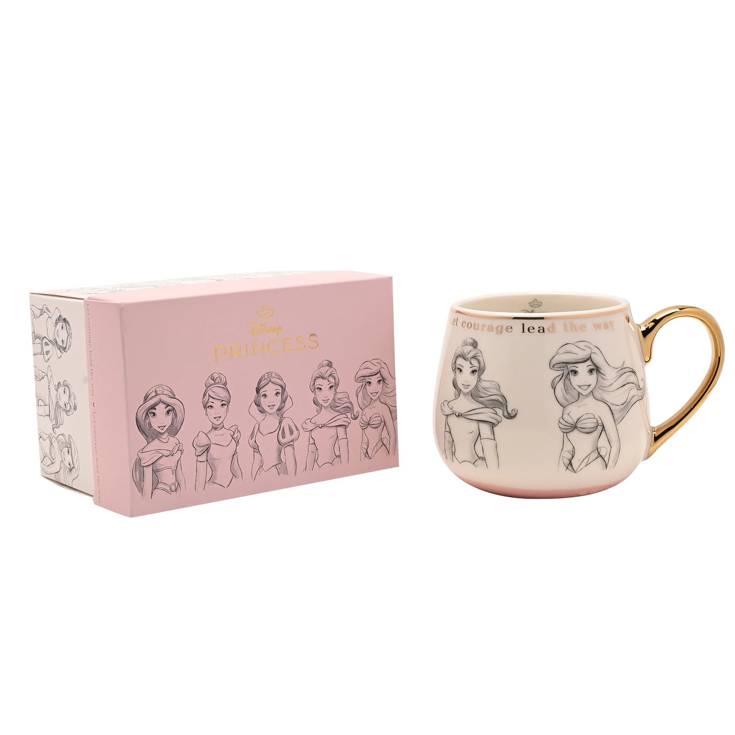 Charmante Disney Princess Classic beker, geschikt voor tafel, bureau of plank, ideaal voor warme en koude dranken.