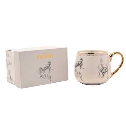 Charmante Disney Frozen beker voor dagelijks gebruik, combineert praktisch gebruiksgemak met iconisch ontwerp.
