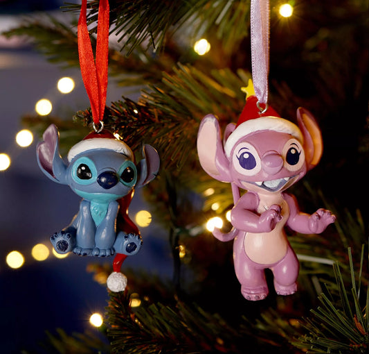 Disney Stitch & Angel Set mit 2 Ornamenten