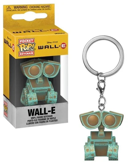 Breng Wall-E altijd bij je met deze Funko Pocket Pop! keychain (Patina). Het compacte ontwerp toont Wall-E in een gedetailleerde patina-look en is perfect voor sleutels, tas of rugzak. Een leuk verzamelobject voor Disney-fans!