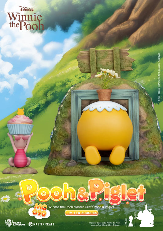 Deze Disney Master Craft collectible van Winnie de Poeh & Knorretje is een hoogwaardig beeld met prachtig uitgewerkt sculpt en verfwerk. Perfect voor verzamelaars die oog hebben voor detail.