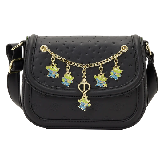 Loungefly Toy Story 5 Aliens Crossbody Tas met iconische groene Aliens uit Disney Pixar Toy Story