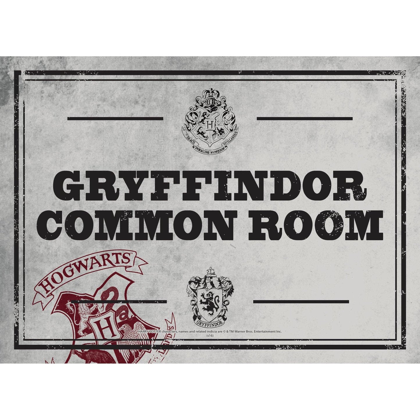 Wandbord Harry Potter (Common Room) - Started With The Mouse